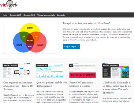Creació de blogs de notícies